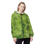 Windbreaker Jacket - Poly Art - Green Grass