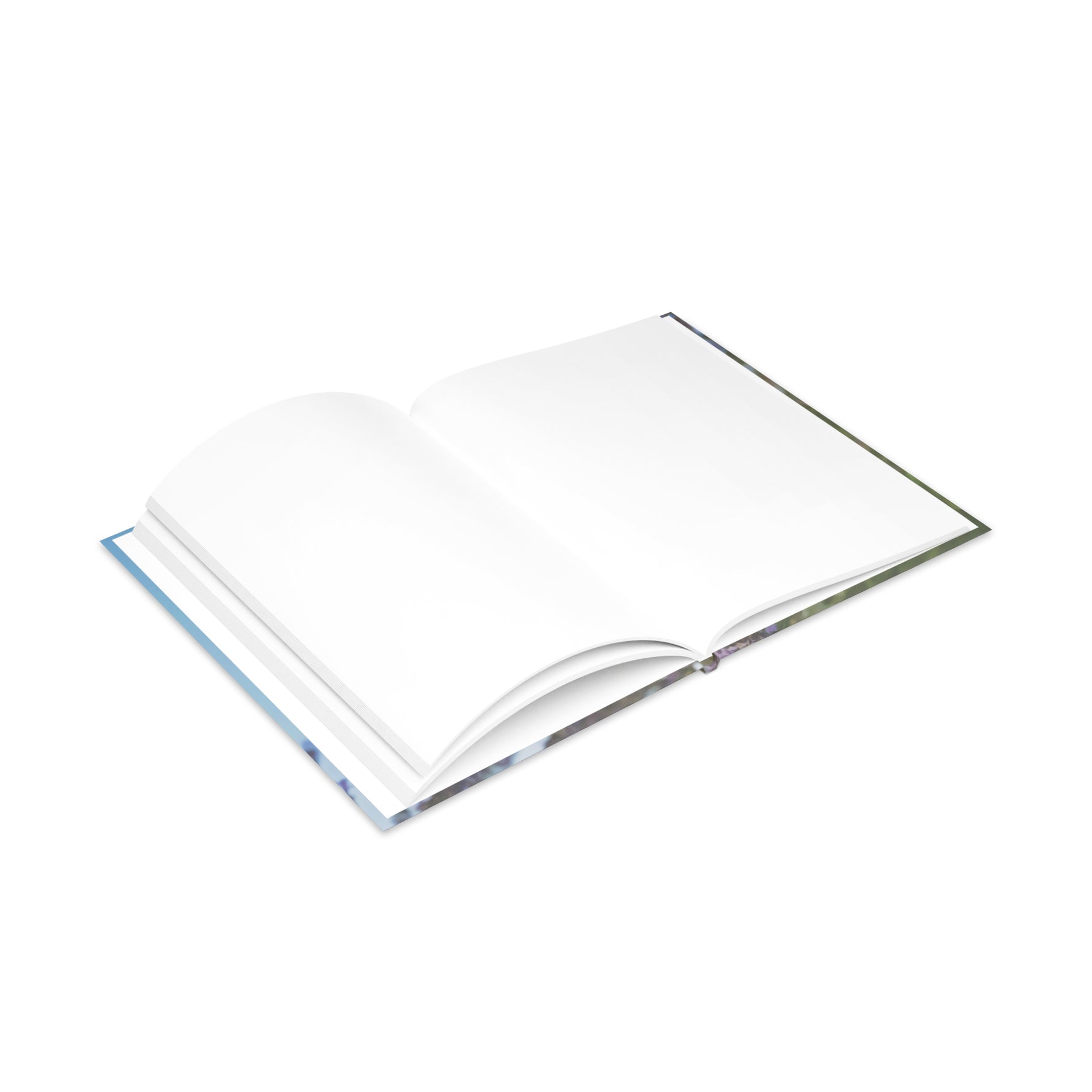 Hardcover Notebook with Puffy Covers - Flower of Lavender with Bombus Insect (Variant 1)