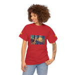 Unisex Heavy Cotton Tee - Poly Art - Forest, a Path (Variant 2)