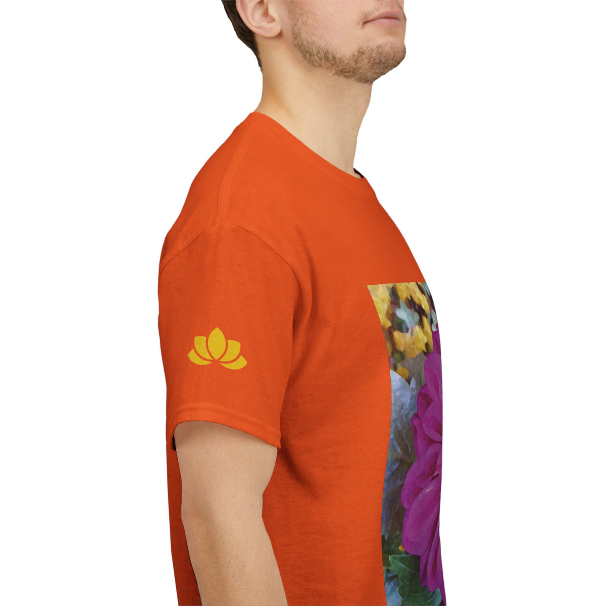 Unisex Heavy Cotton Tee - Flower of Dahlia