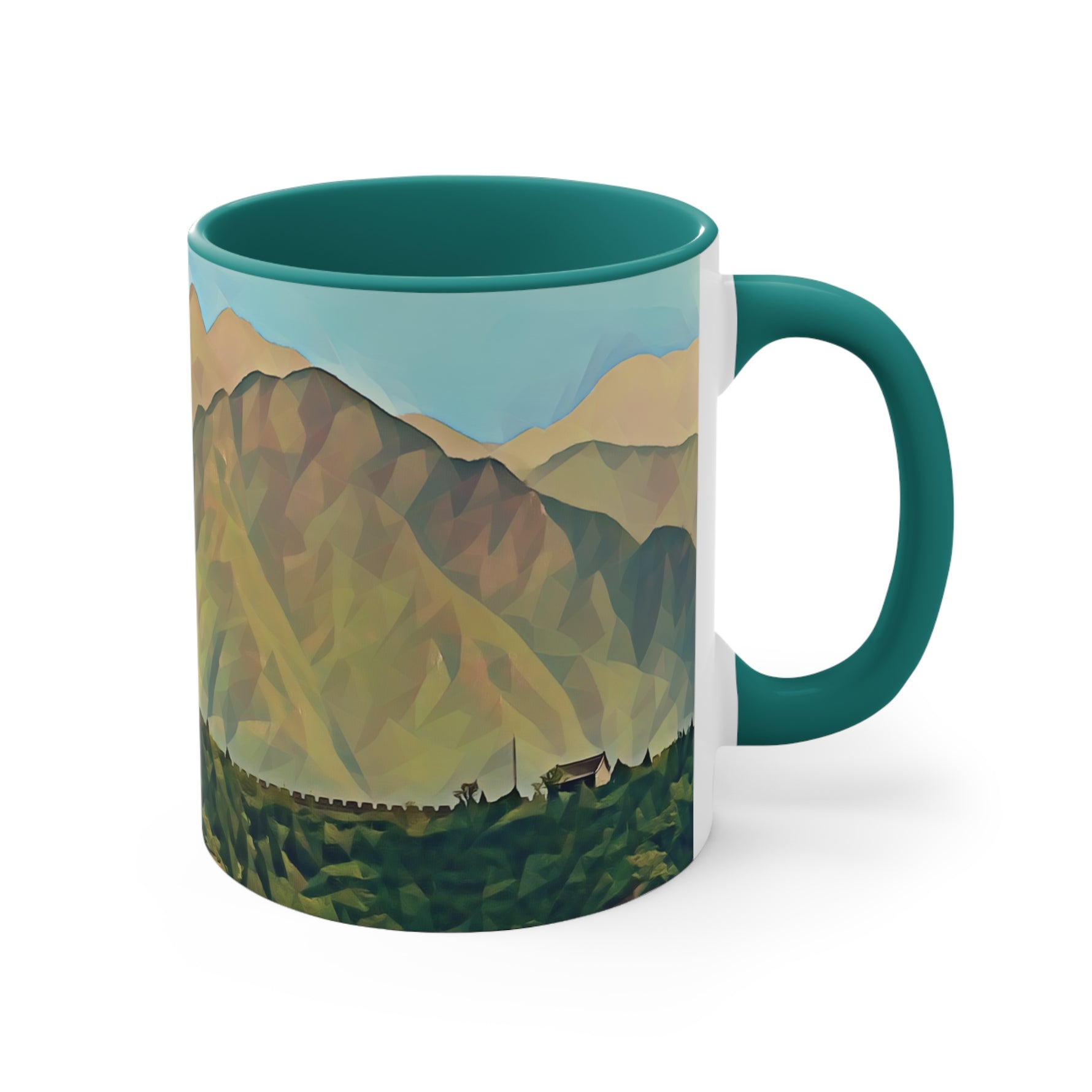 Mug 11oz - Poly Art - China's Great Wall (Variant 1)