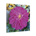 Stretched Matte Canvas - Flower of Dahlia