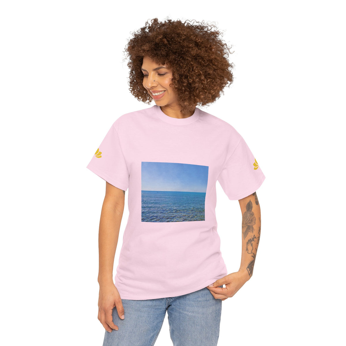 Unisex Heavy Cotton Tee - Sea (Variant 2)