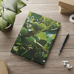Hardcover Notebook with Puffy Covers - Fig's Plant, with Fruits and Leaves