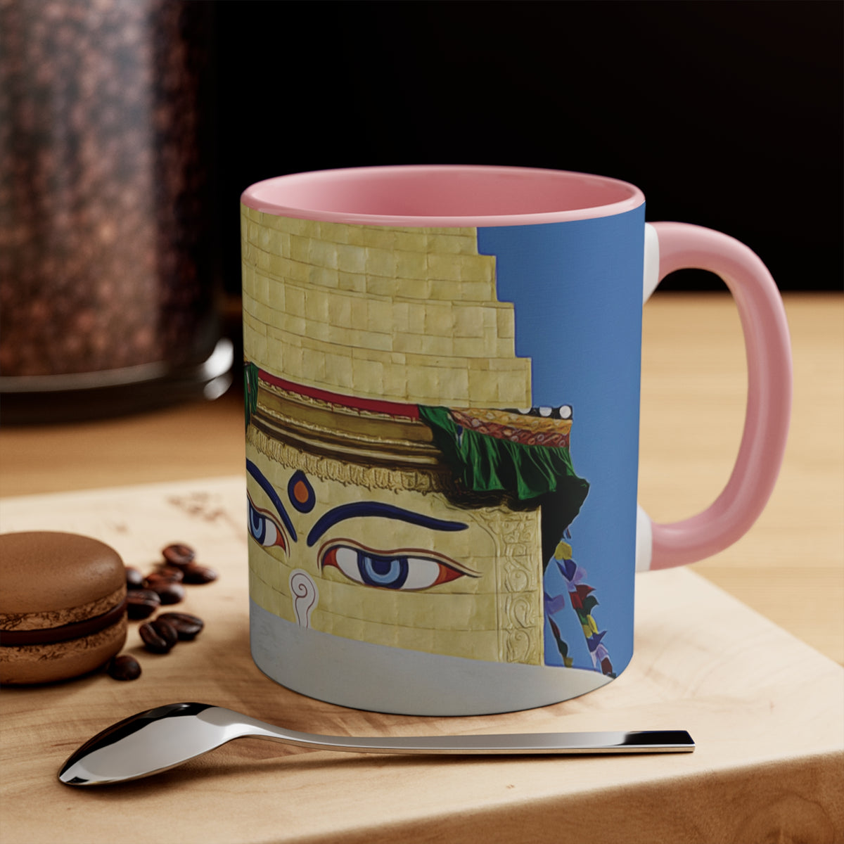 Mug 11oz - Nepal, Stupa with Buddha's Eyes (Variant 2)