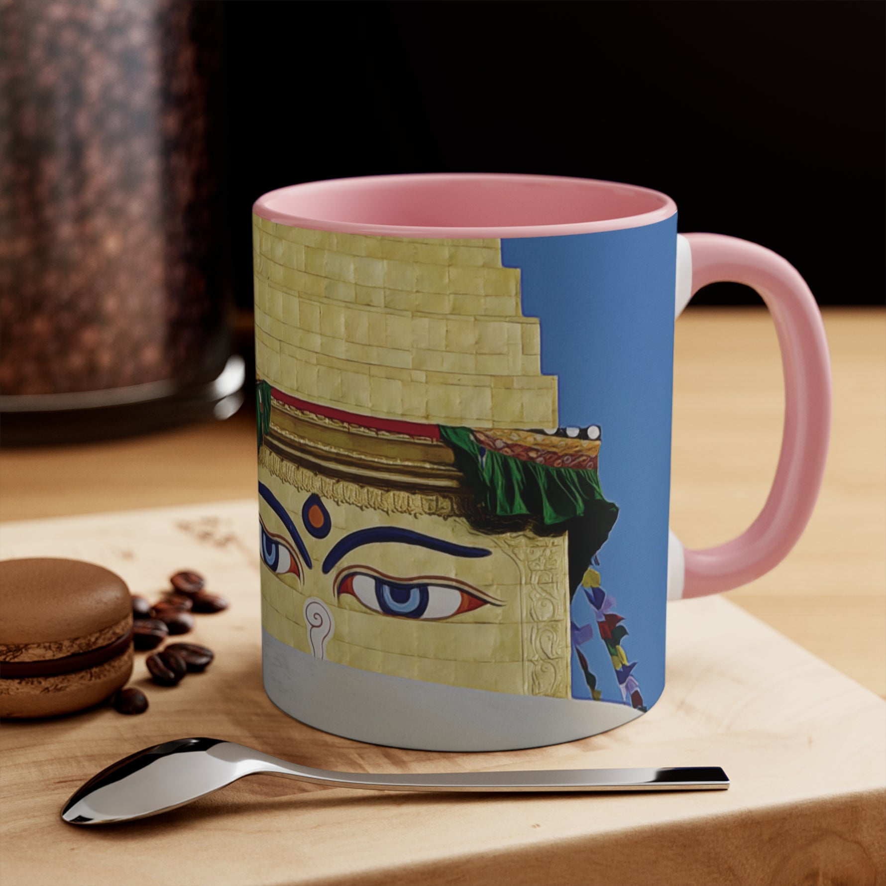 Mug 11oz - Nepal, Stupa with Buddha's Eyes (Variant 2)