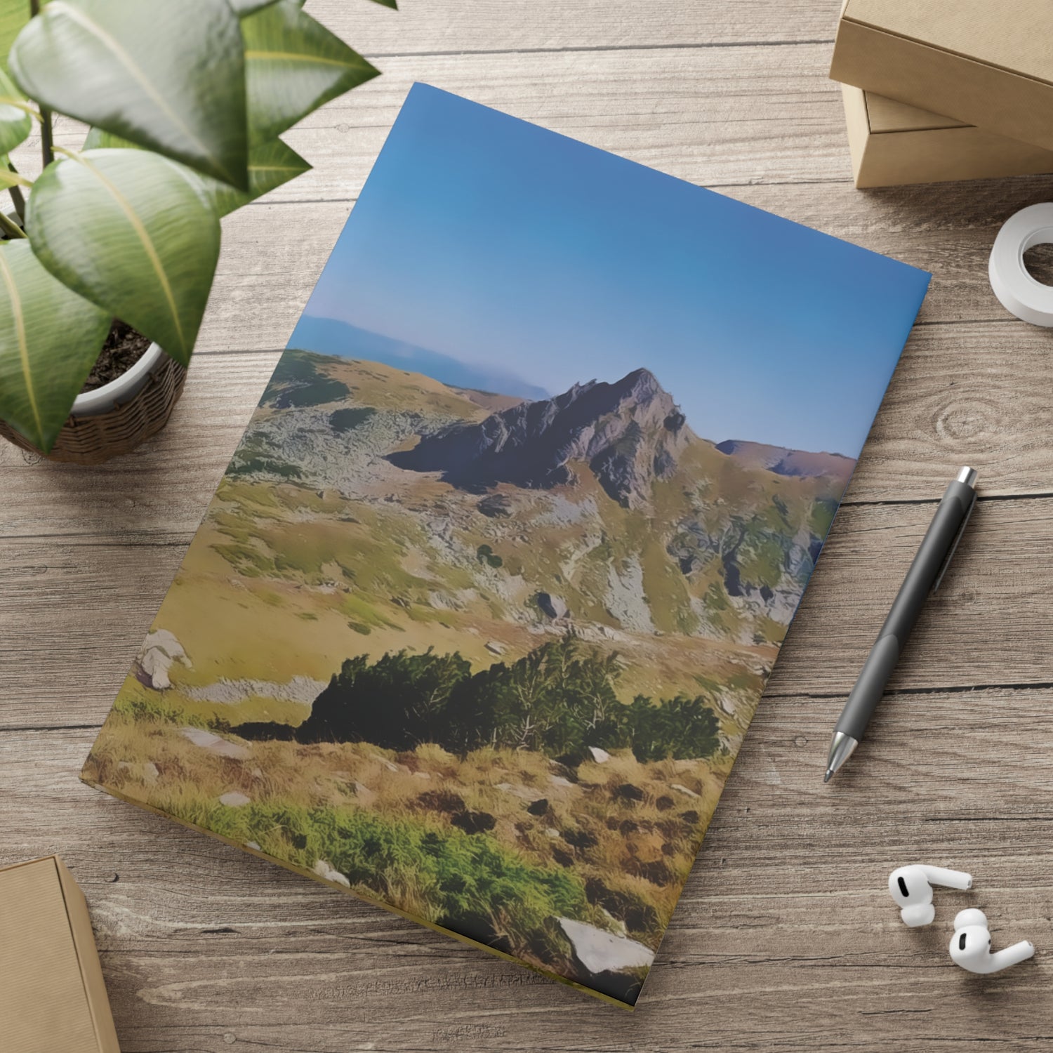 Hardcover Notebook with Puffy Covers - Lakes of Rila, Bulgaria (Variant 2)