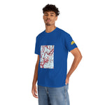 Unisex Heavy Cotton Tee - Poly Art - Apple's Tree Flower (Variant 4)