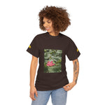 Unisex Heavy Cotton Tee - Poly Art - Flower of Lotus (Variant 1)