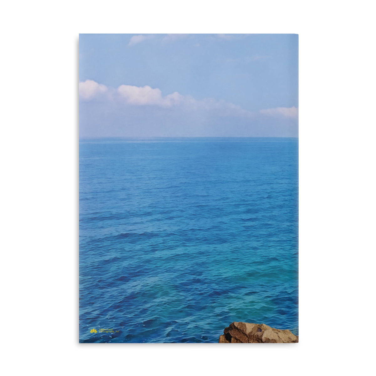 Hardcover Notebook with Puffy Covers - Sea Landscape (Variant 01)