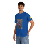 Unisex Heavy Cotton Tee - Poly Art - Flower of Cephalanthera Rubra