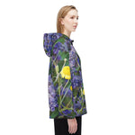 Windbreaker Jacket - Flower of Lavender and Chamomile