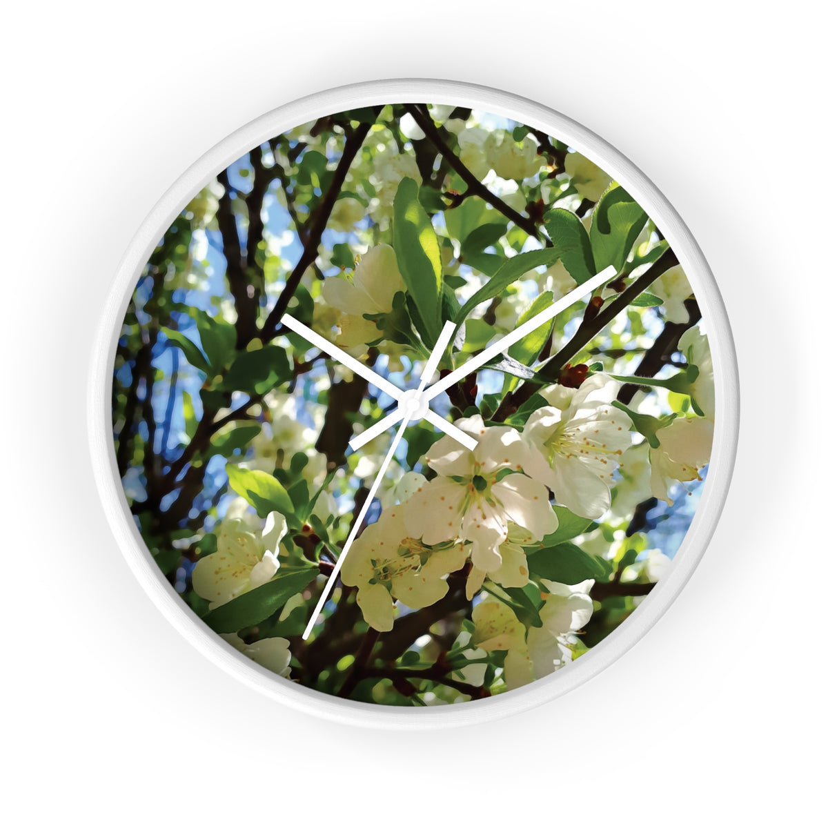 Wall Clock - Apples' Tree Flower