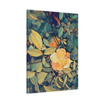 Stretched Matte Canvas - Poly Art - Flower of Rose (Variant 2)
