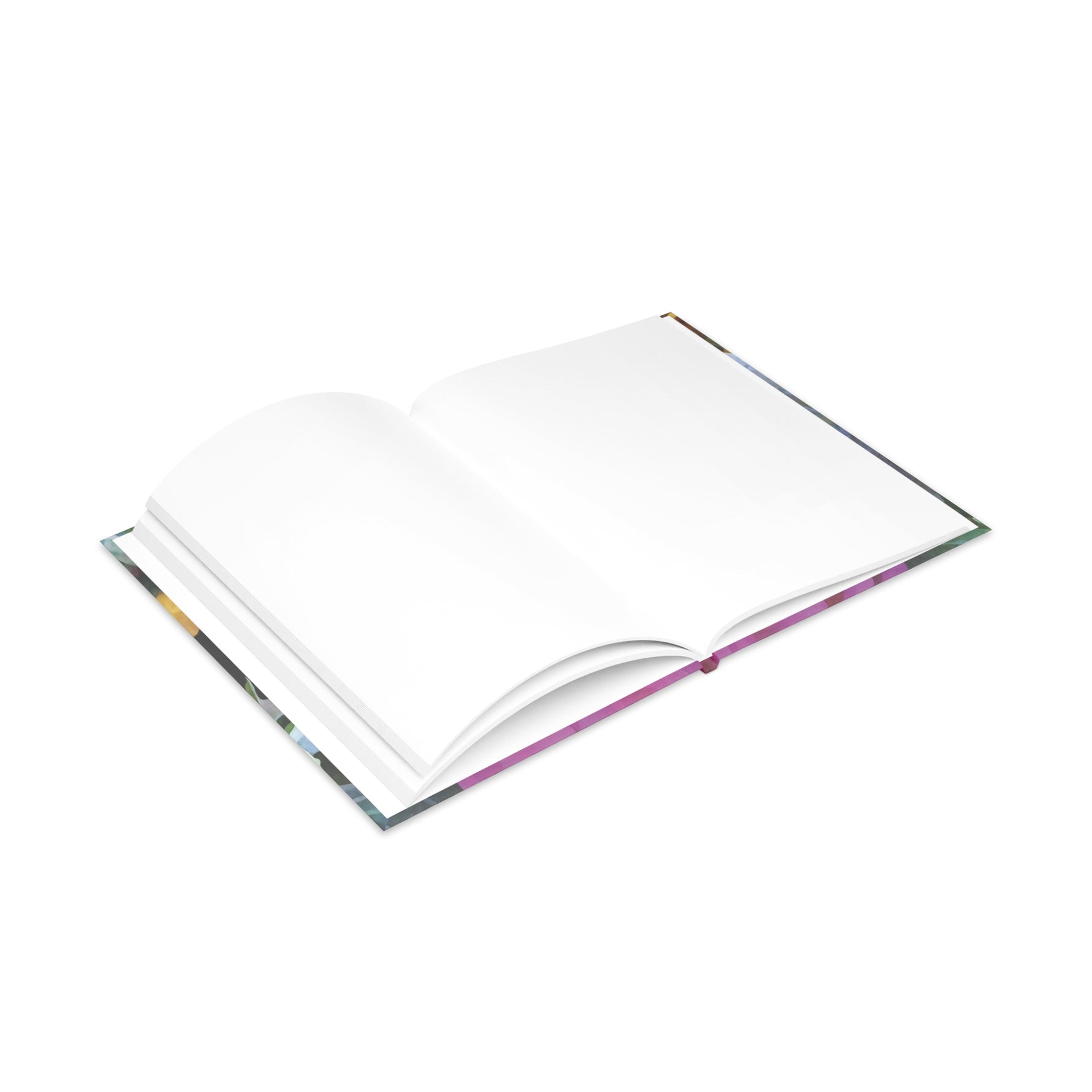 Hardcover Notebook with Puffy Covers - Flower of Dahlia