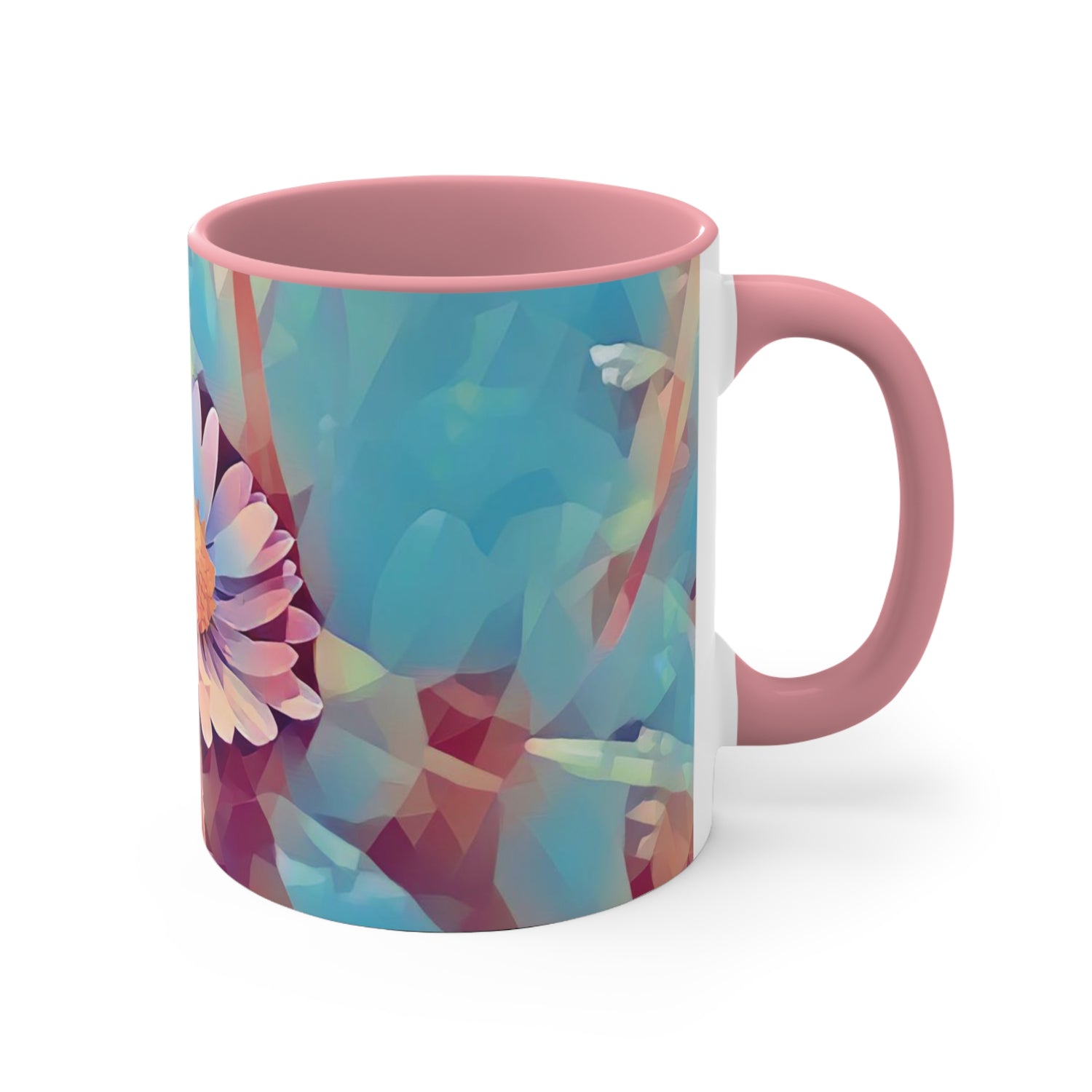 Mug 11oz - Poly Art - Flower of Daisies (Variant 6)