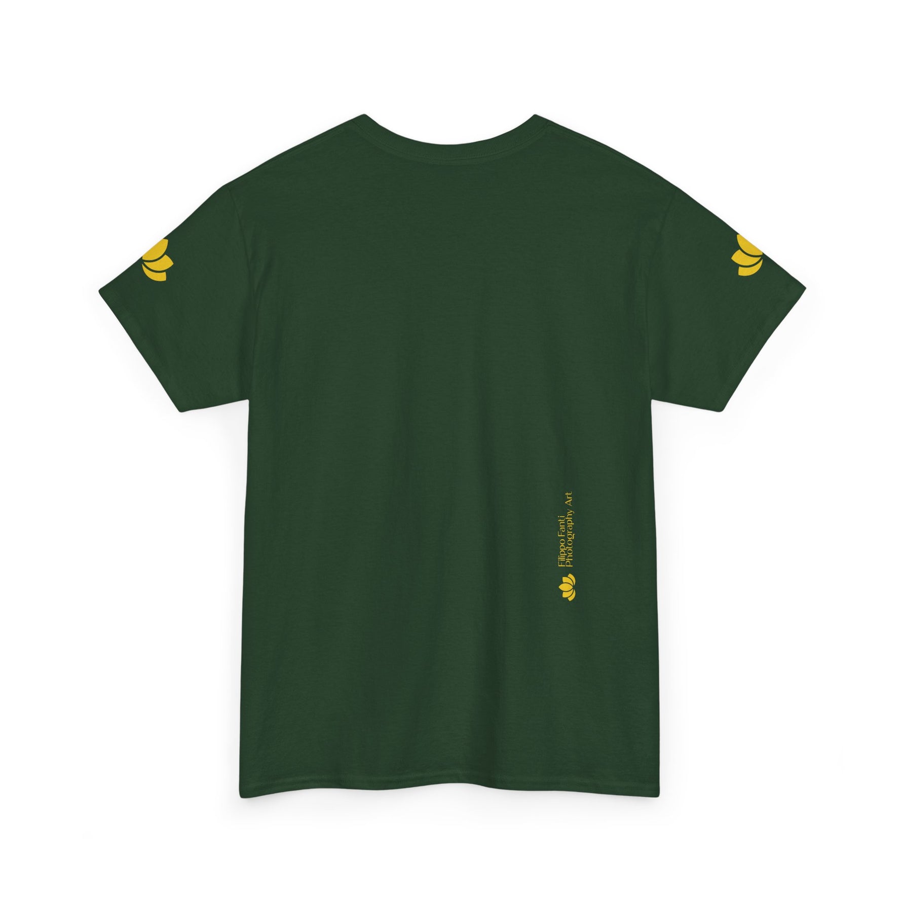 Unisex Heavy Cotton Tee - Poly Art - View from Mont Blanc