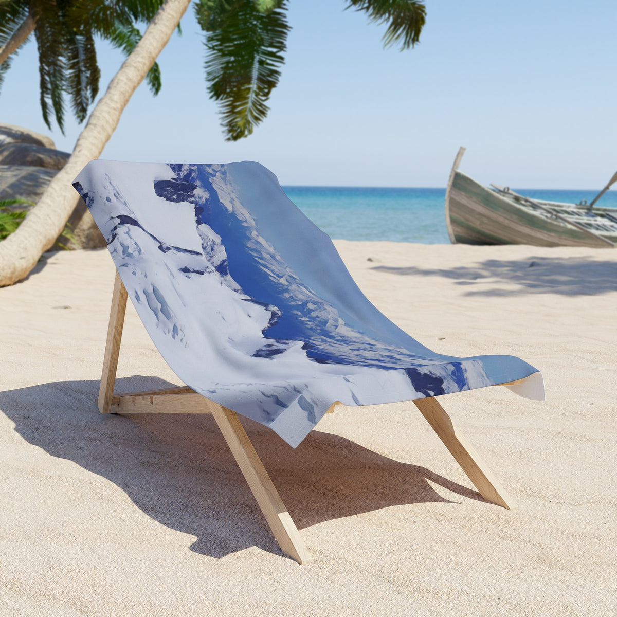 Beach Towel – View from Mont Blanc