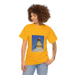 Unisex Heavy Cotton Tee - Nepal, Buddha's Eyes (Variant 1)