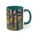 Mug 11oz - Poly Art - Forest Sunset (Variant 1)