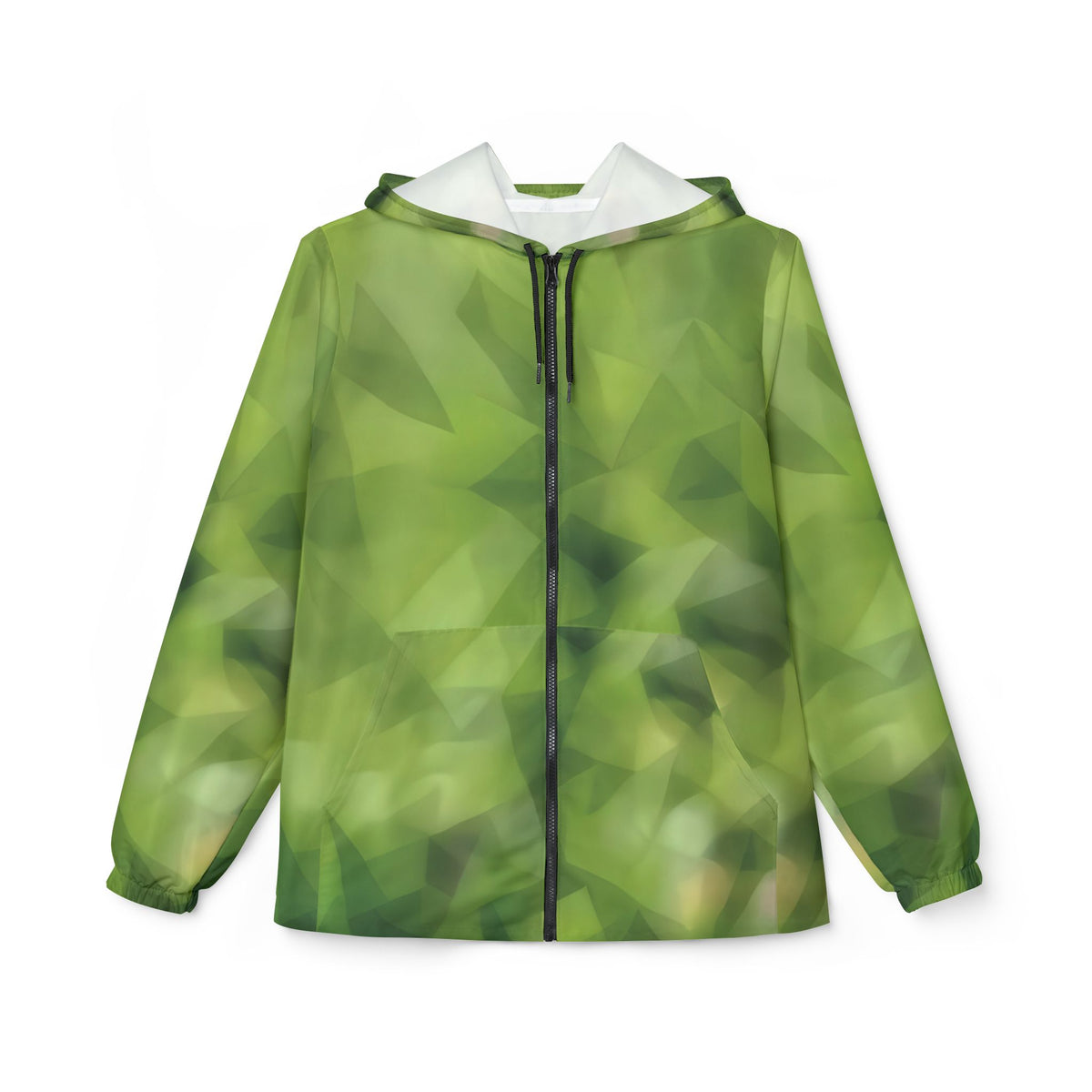 Windbreaker Jacket - Poly Art - Green Grass