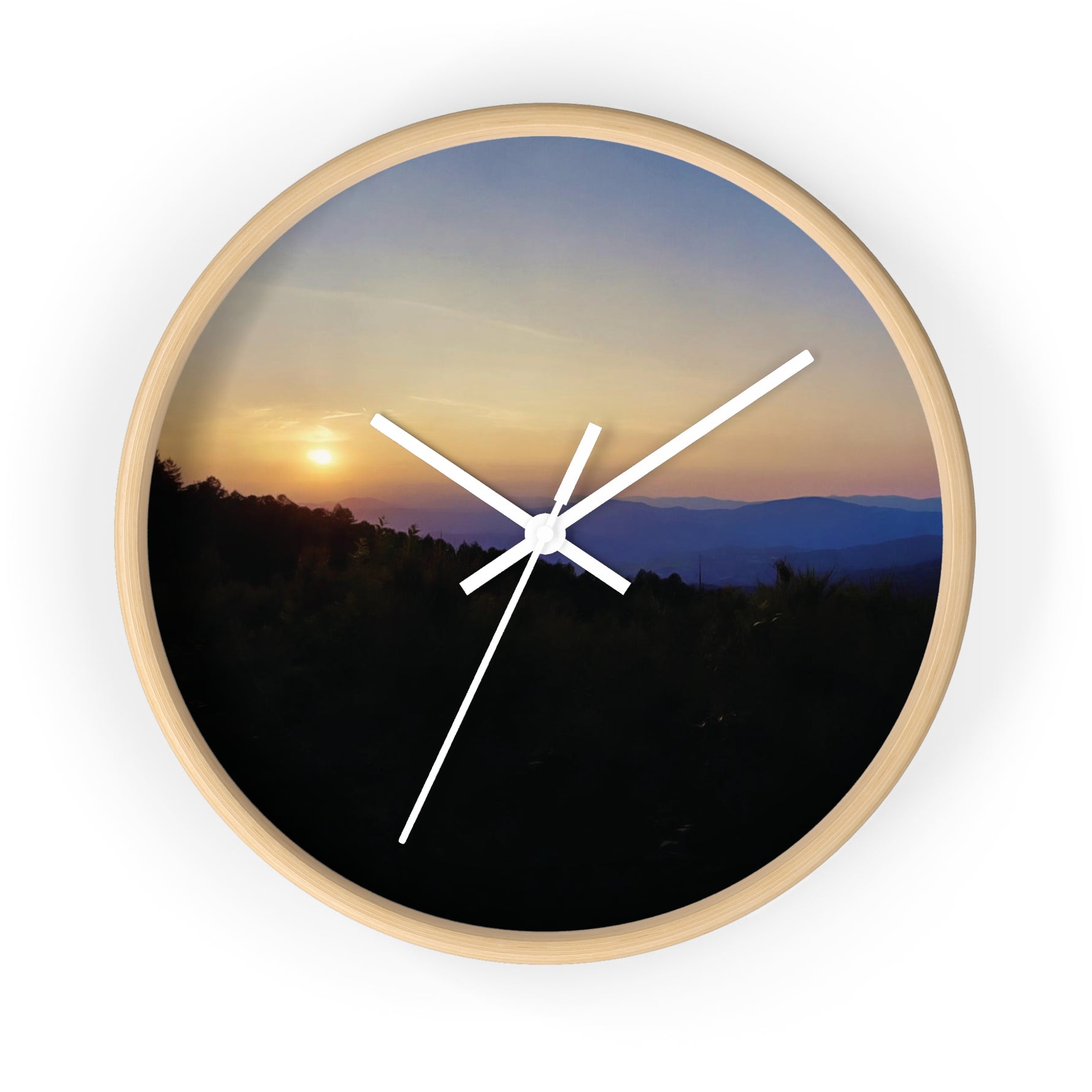 Wall Clock - Sunset Sky (Variant 2)