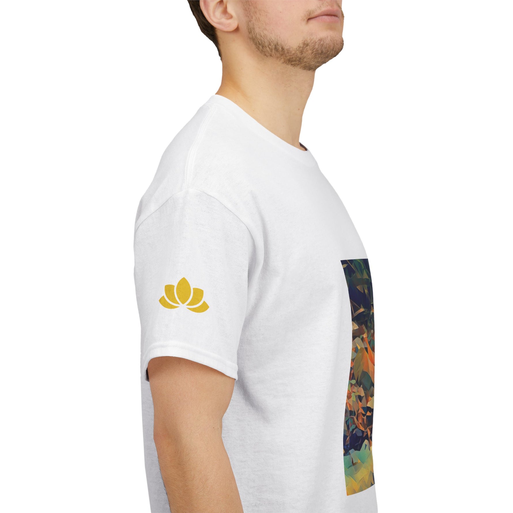 Unisex Heavy Cotton Tee - Poly Art - Stone Balance
