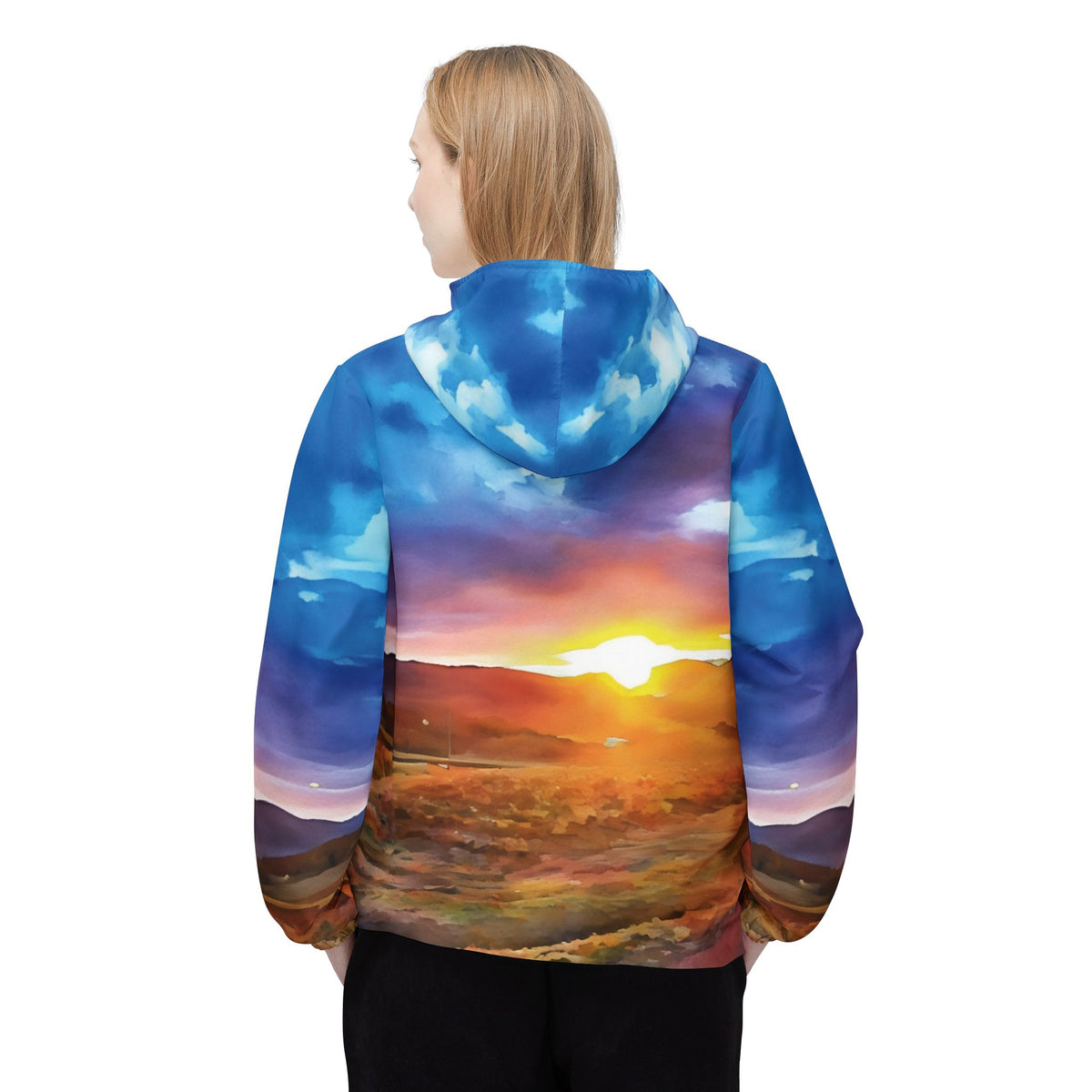 Windbreaker Jacket - Tuscan Landscape (Variant 2)