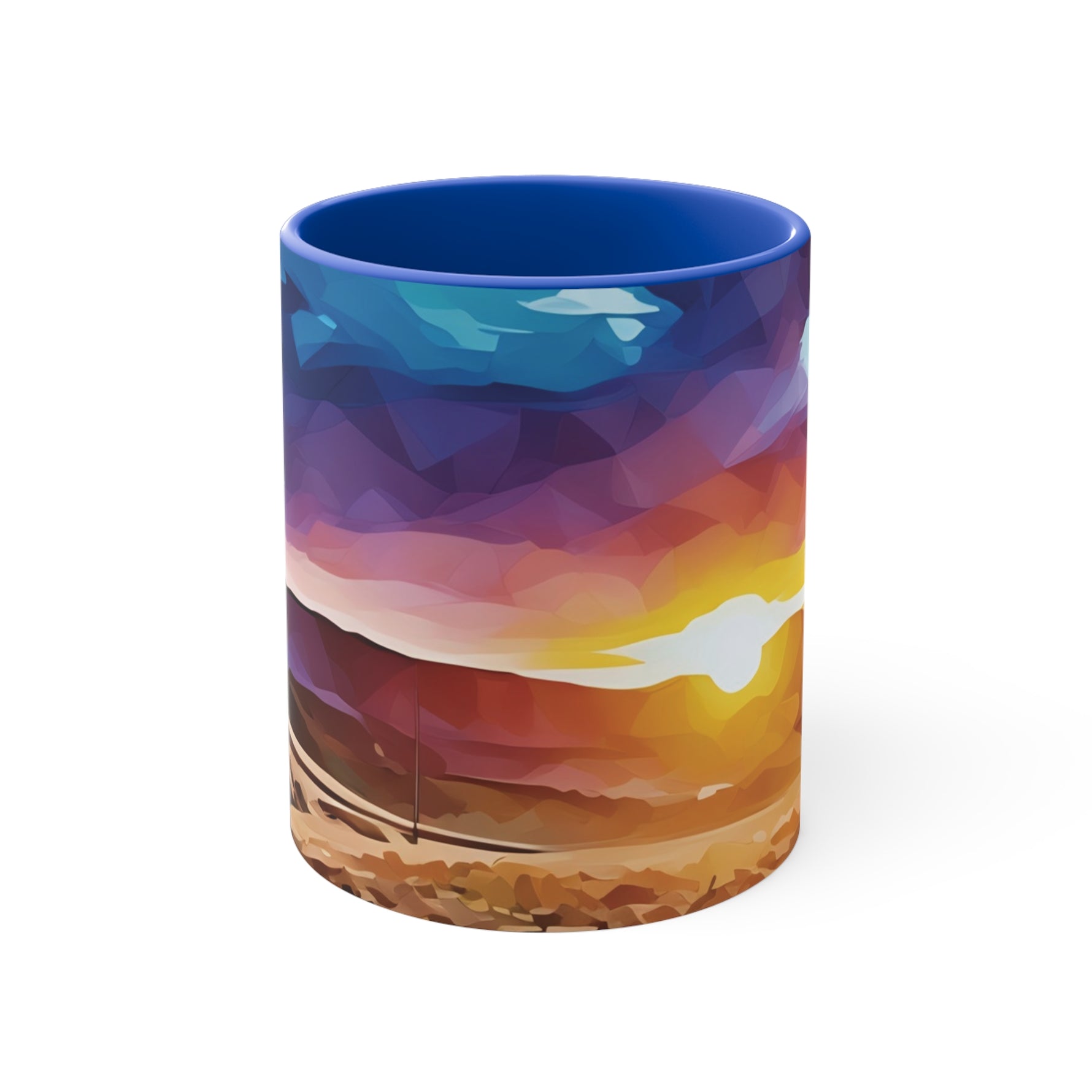 Mug 11oz - Poly Art - Tuscan Landscape (Variant 2)