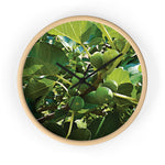 Wall Clock - Fig's Plant, with Fruits and Leaves