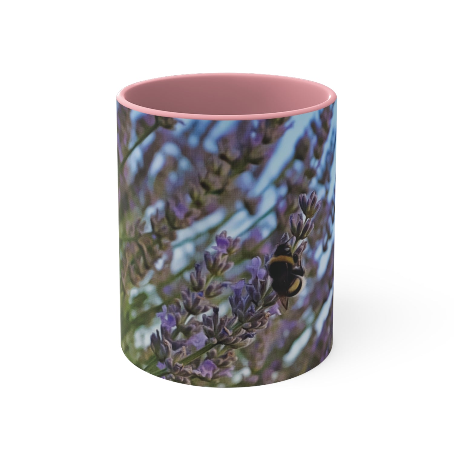 Mug 11oz - Flower of Lavender with Bombus Insect (Variant 1)