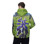 Windbreaker Jacket - Poly Art - Flower of Muscari