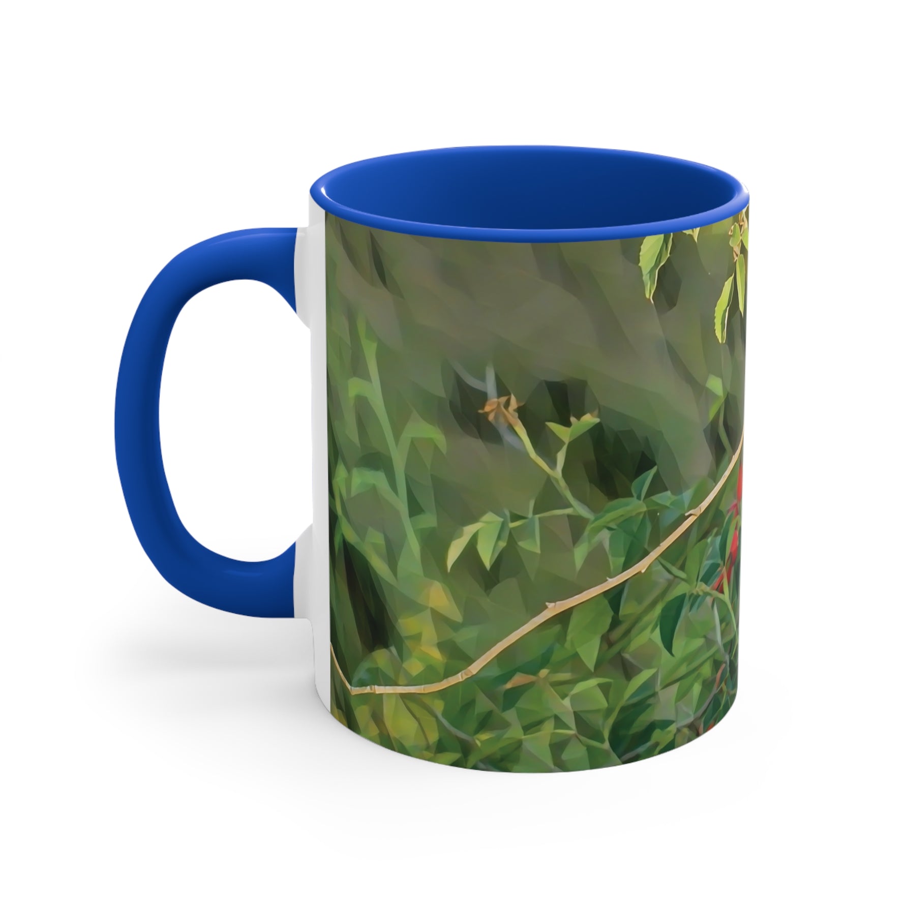 Mug 11oz - Poly Art - Rosehip plant (Variant 2)