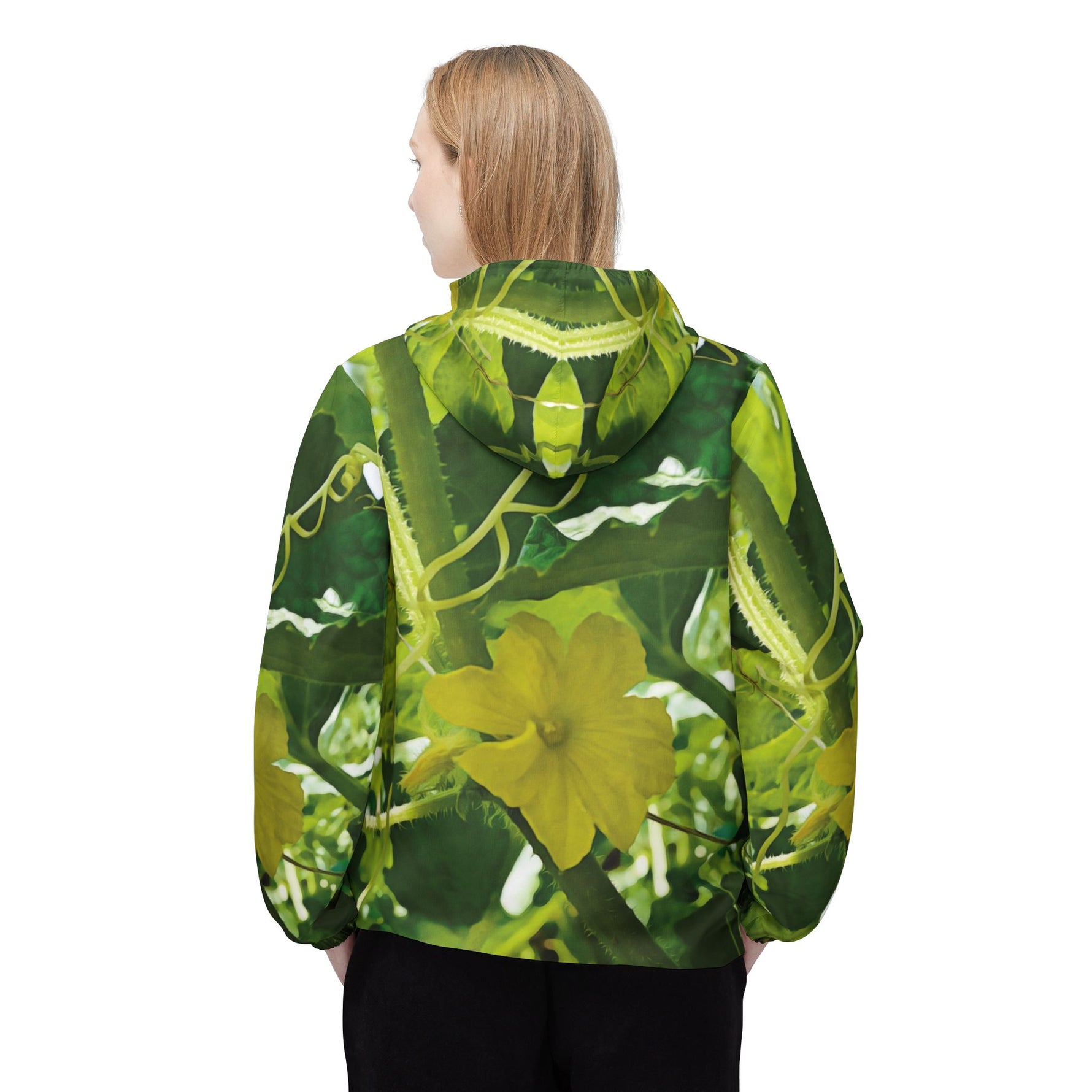 Windbreaker Jacket - Flower of Cucumber