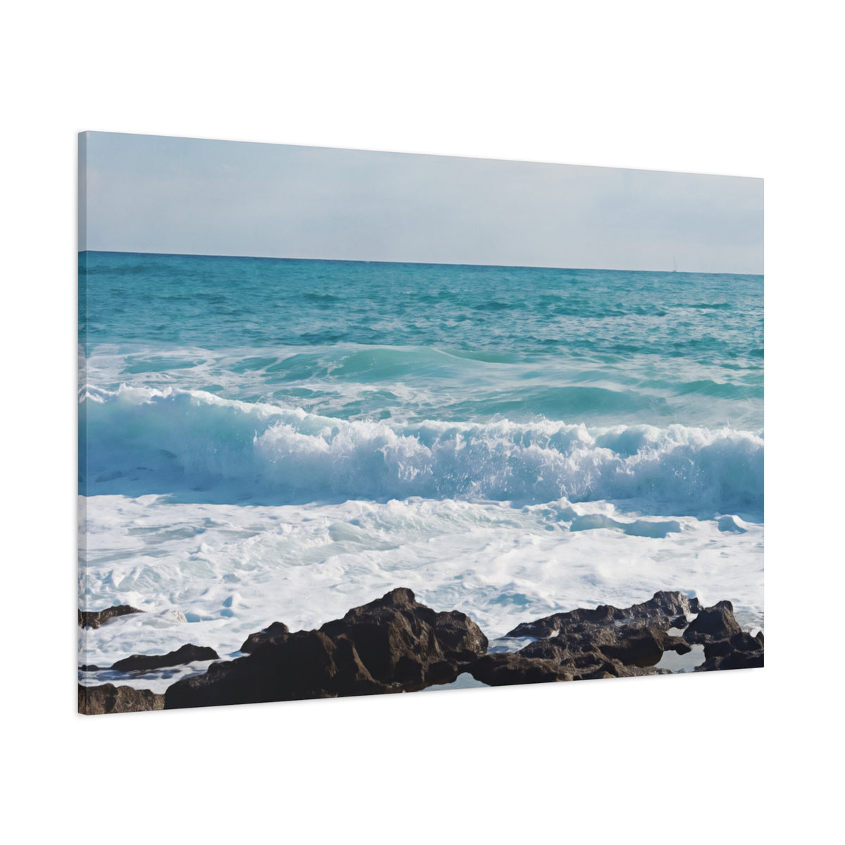 Stretched Matte Canvas - Sea (Variant 10)