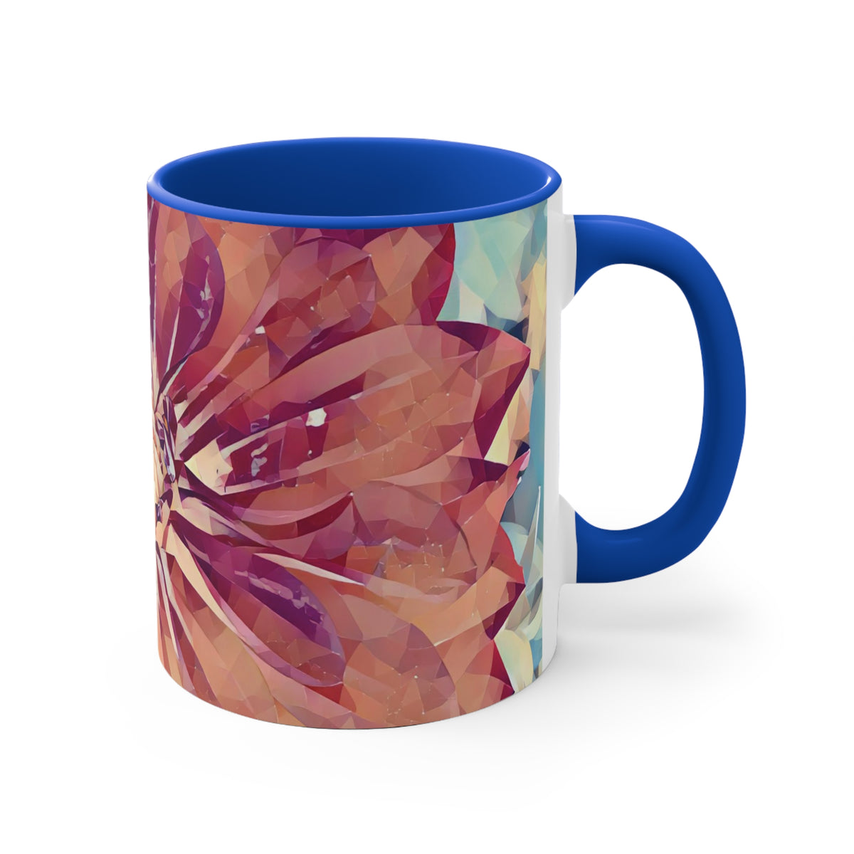 Mug 11oz - Poly Art - Flower of Dahlia (Variant 4)