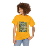 Unisex Heavy Cotton Tee - Poly Art - Apple's Tree Flower (Variant 1)