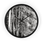 Wall Clock - Bamboo (B&W Variant)