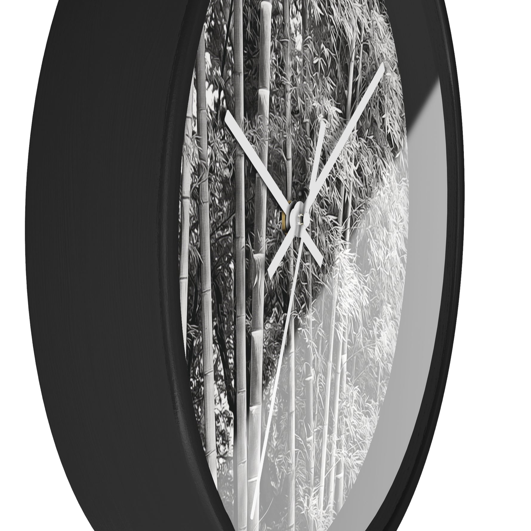 Wall Clock - Bamboo (B&W Variant)
