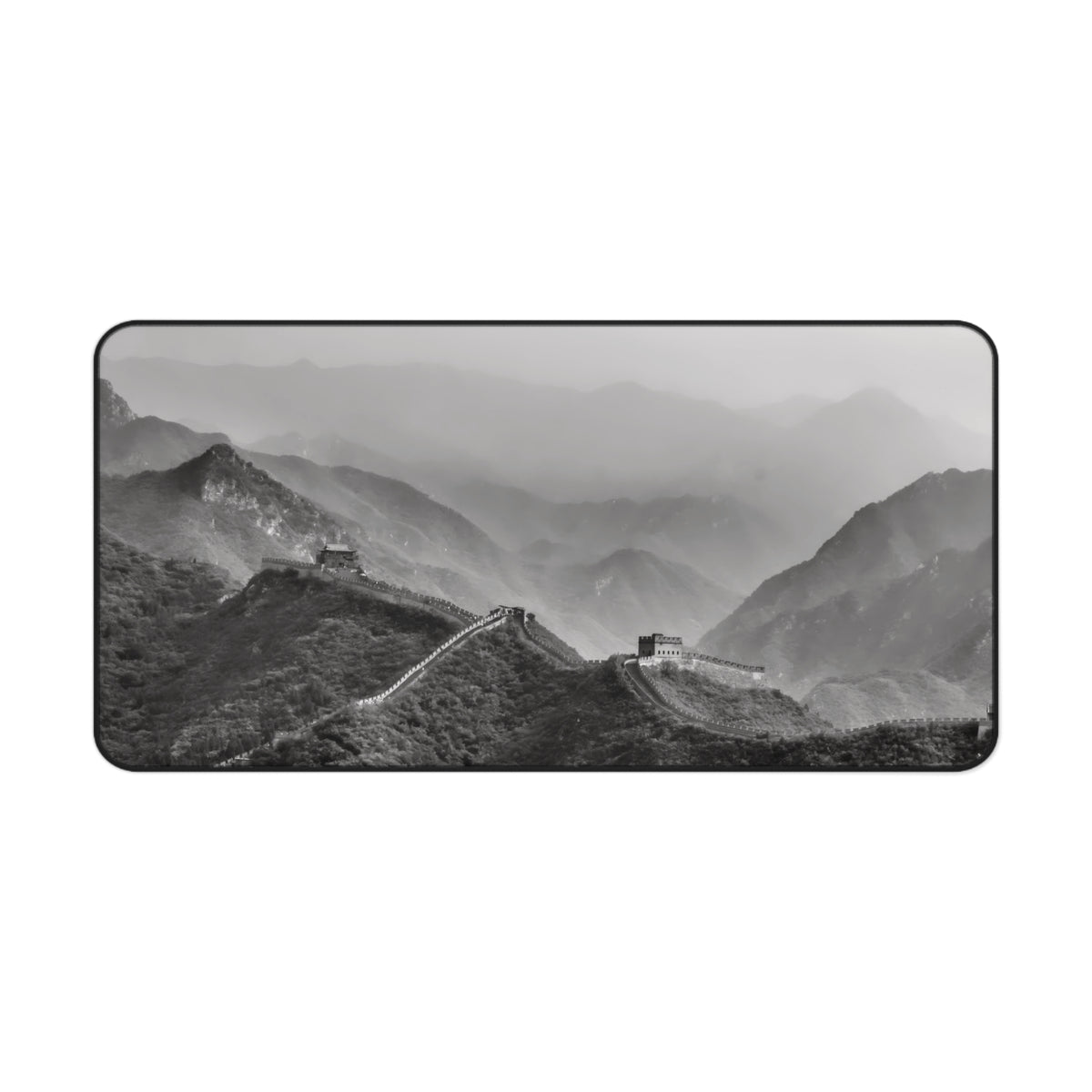 Desk Mat - China's Great Wall (B&W Variant)