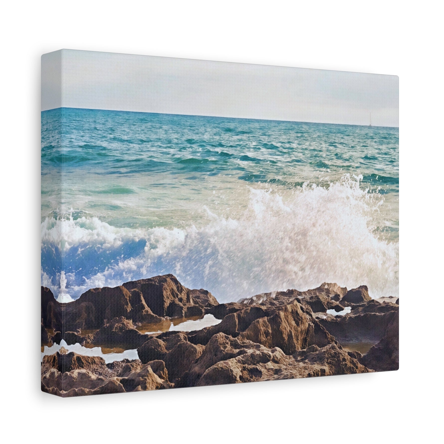Stretched Matte Canvas - Sea (Variant 08)