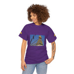 Unisex Heavy Cotton Tee - Nepal, Buddha's Eyes (Variant 2)