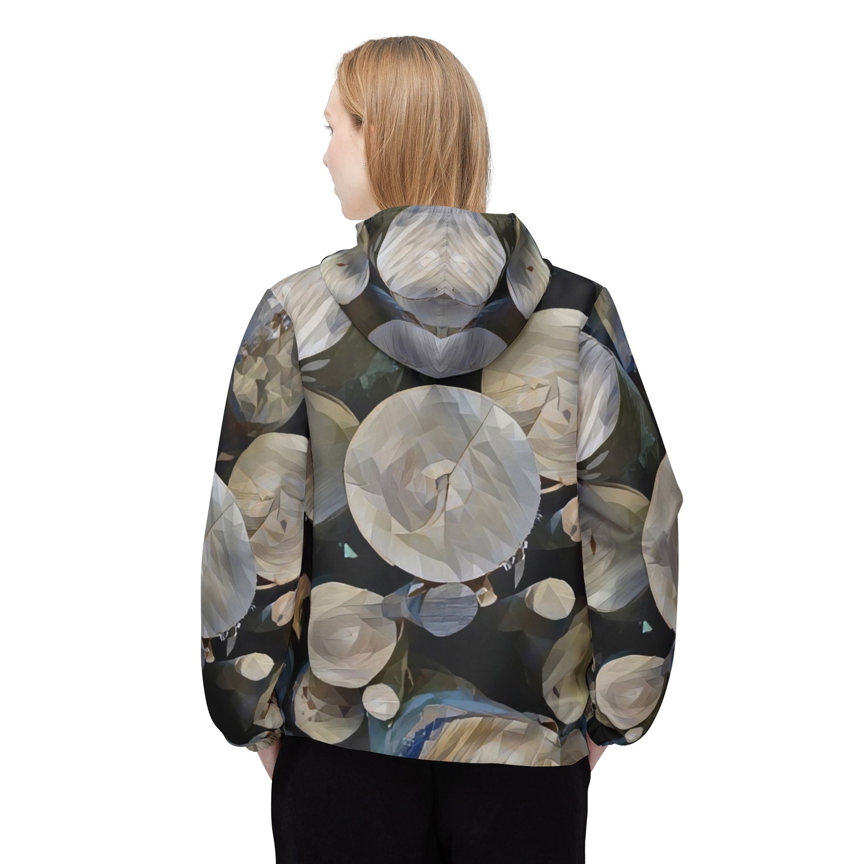 Windbreaker Jacket - Poly Art - Wooden Trunks (Variant 1)