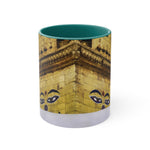 Mug 11oz - Nepal, Stupa with Buddha's Eyes (Variant 1)