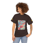 Unisex Heavy Cotton Tee - Poly Art - Apple's Tree Flower (Variant 3)