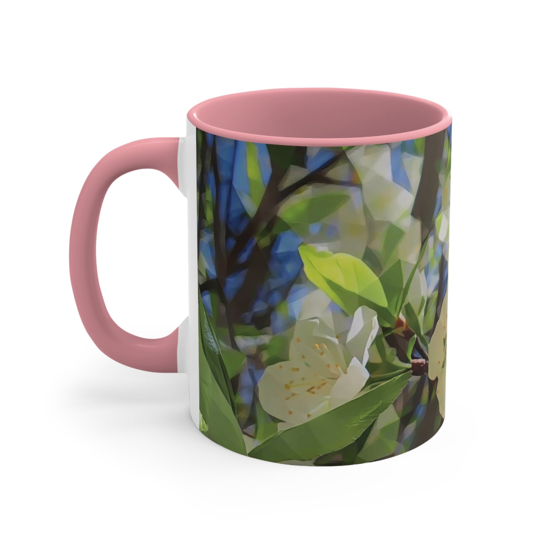 Mug 11oz - Poly Art - Apple's Tree Flower (Variant 1)