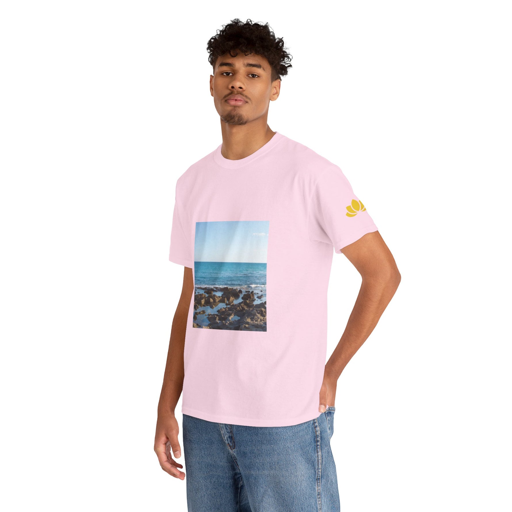 Unisex Heavy Cotton Tee - Sea (Variant 6)