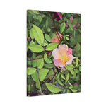 Stretched Matte Canvas - Poly Art - Flower of Rose (Variant 1)