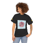 Unisex Heavy Cotton Tee - Poly Art - Flower of Dahlia (Variant 2)