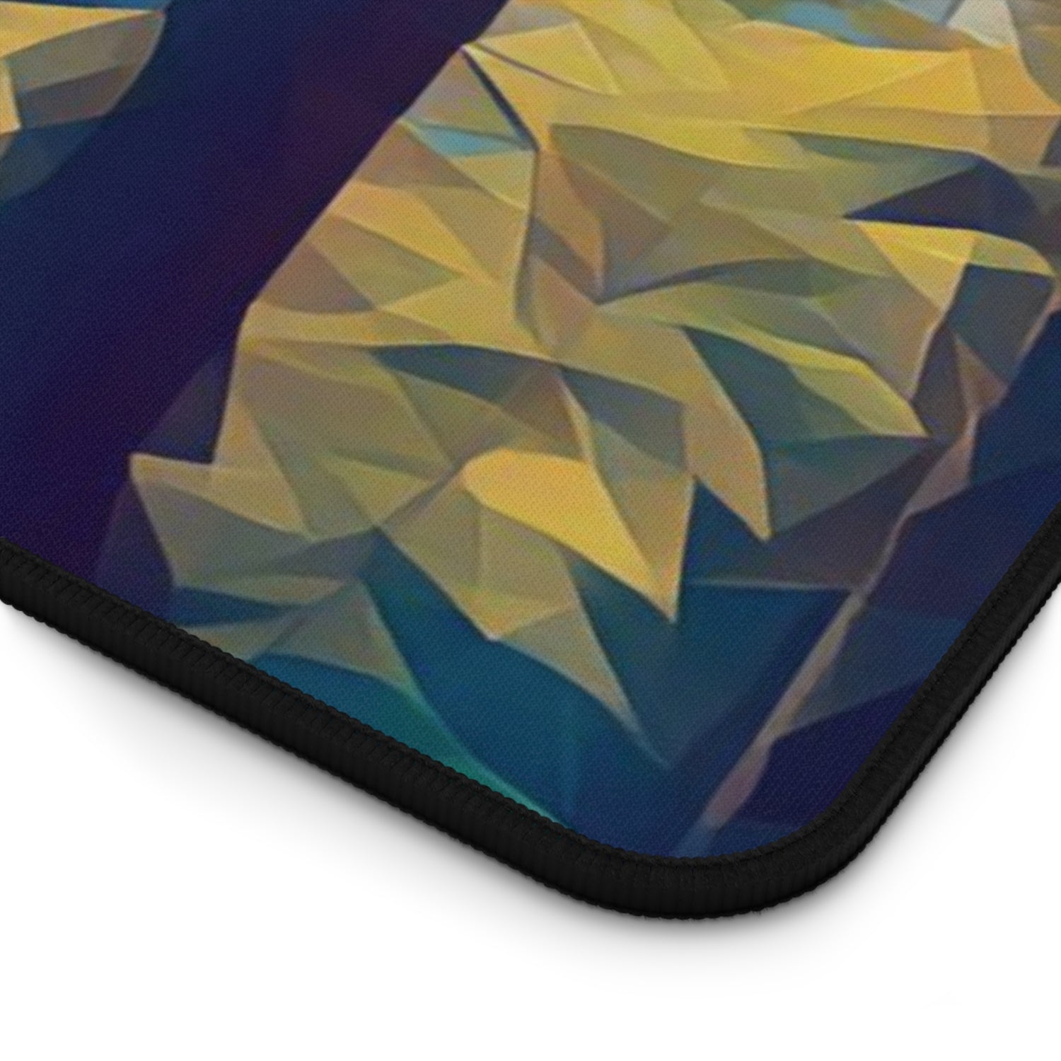 Desk Mat - Poly Art - Forest Sunset (Variant 2)